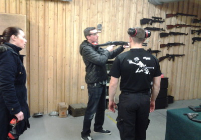 Private instructor lesson at the range